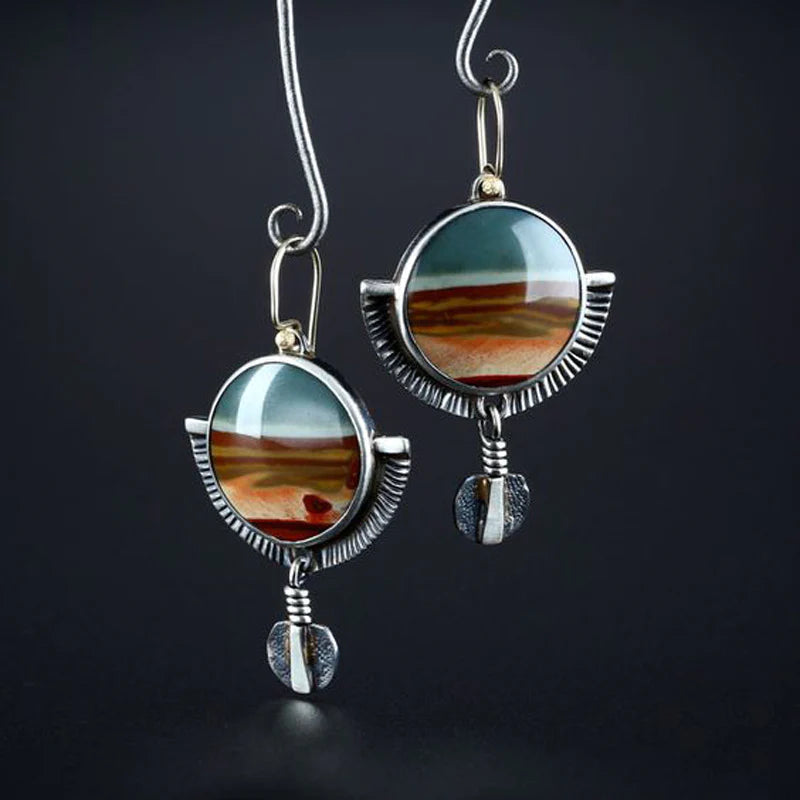 Pendientes creativos de estilo étnico