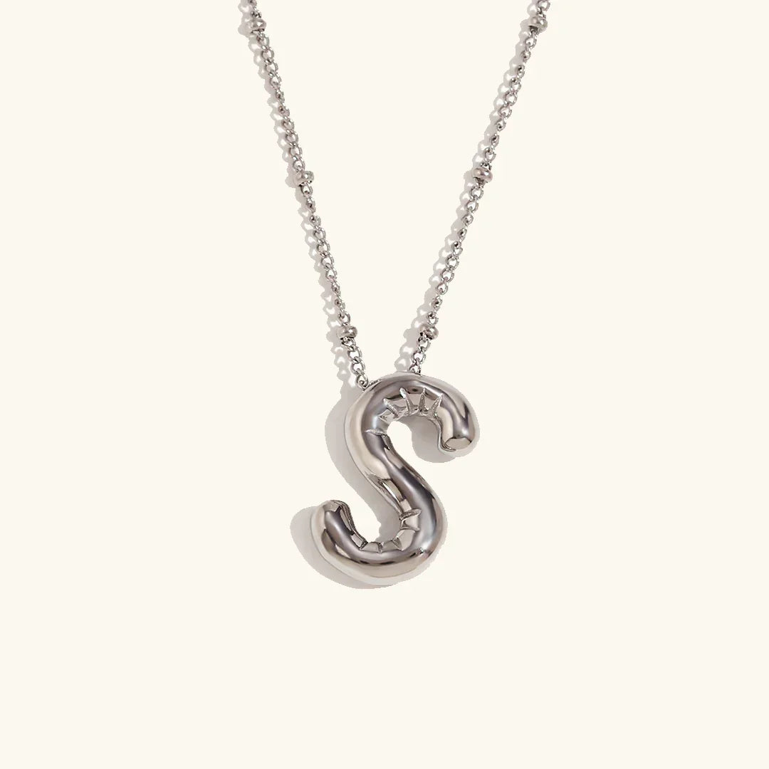 Collar de Oro con Inicial Balloon