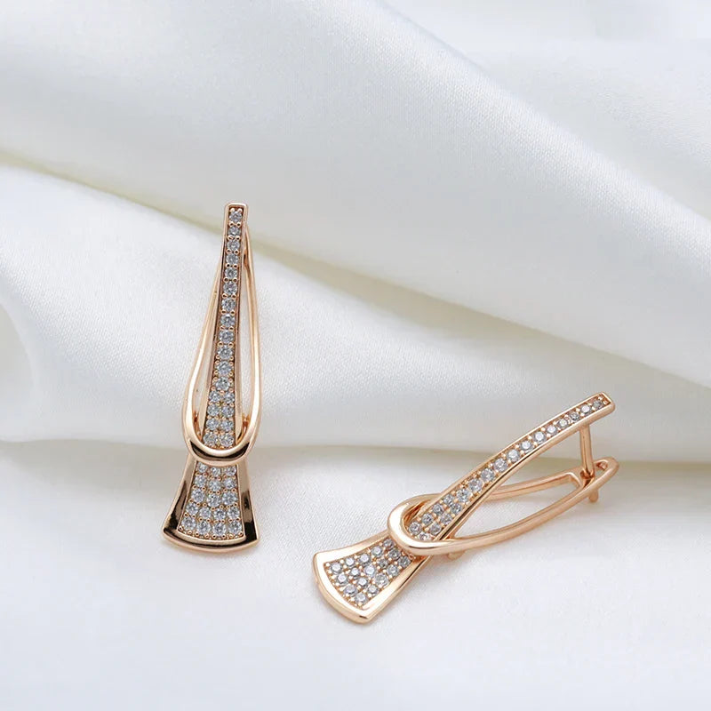 Pendientes Cristal Radiante | Oro