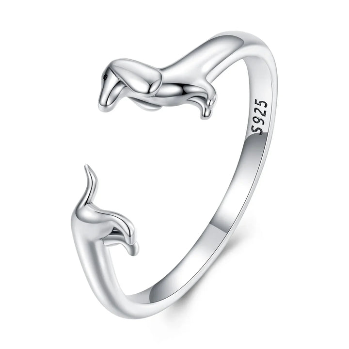 Anillo Perro Salchicha (Ajustable)