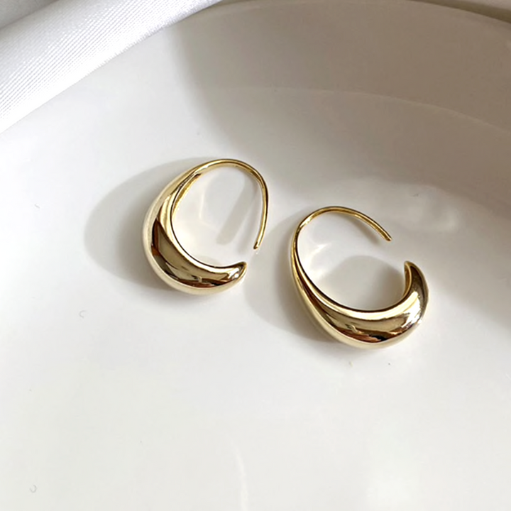 Pendientes de lujo en oro