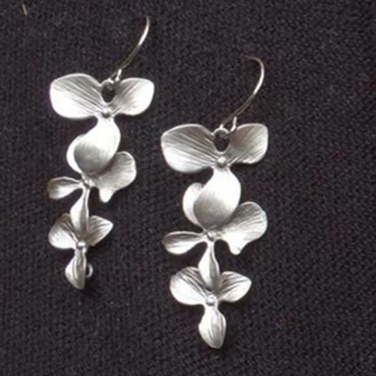 Collar y pendientes Pétalas de Plata
