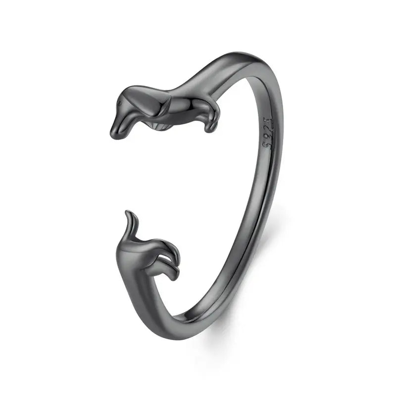 Anillo Perro Salchicha (Ajustable)