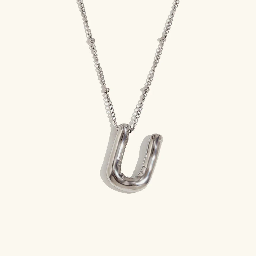 Collar de Oro con Inicial Balloon