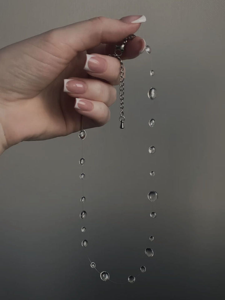 Conjunto de Collar Gota de Agua