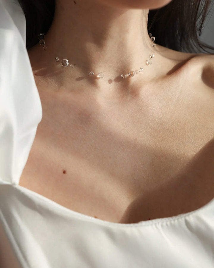 Conjunto de Collar Gota de Agua