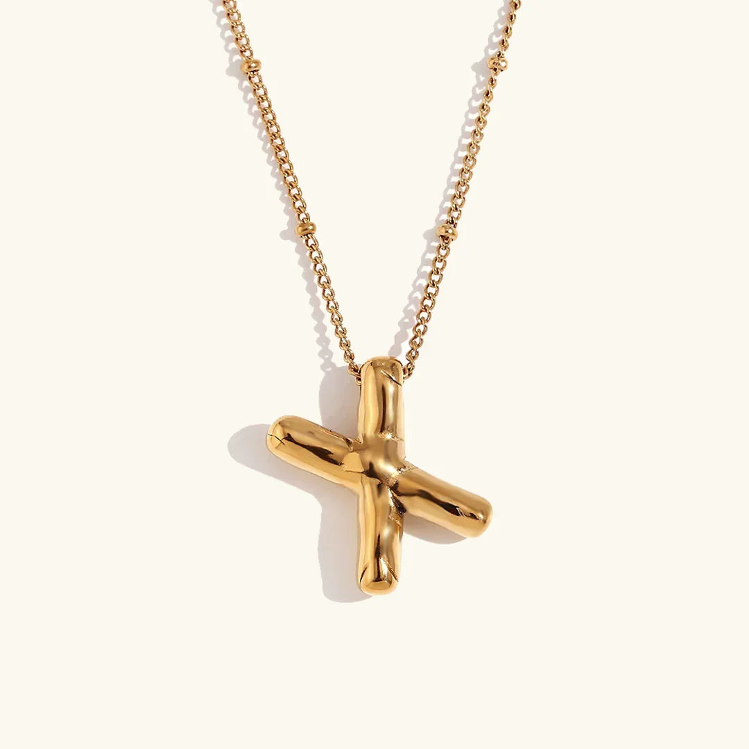 Collar de Oro con Inicial Balloon