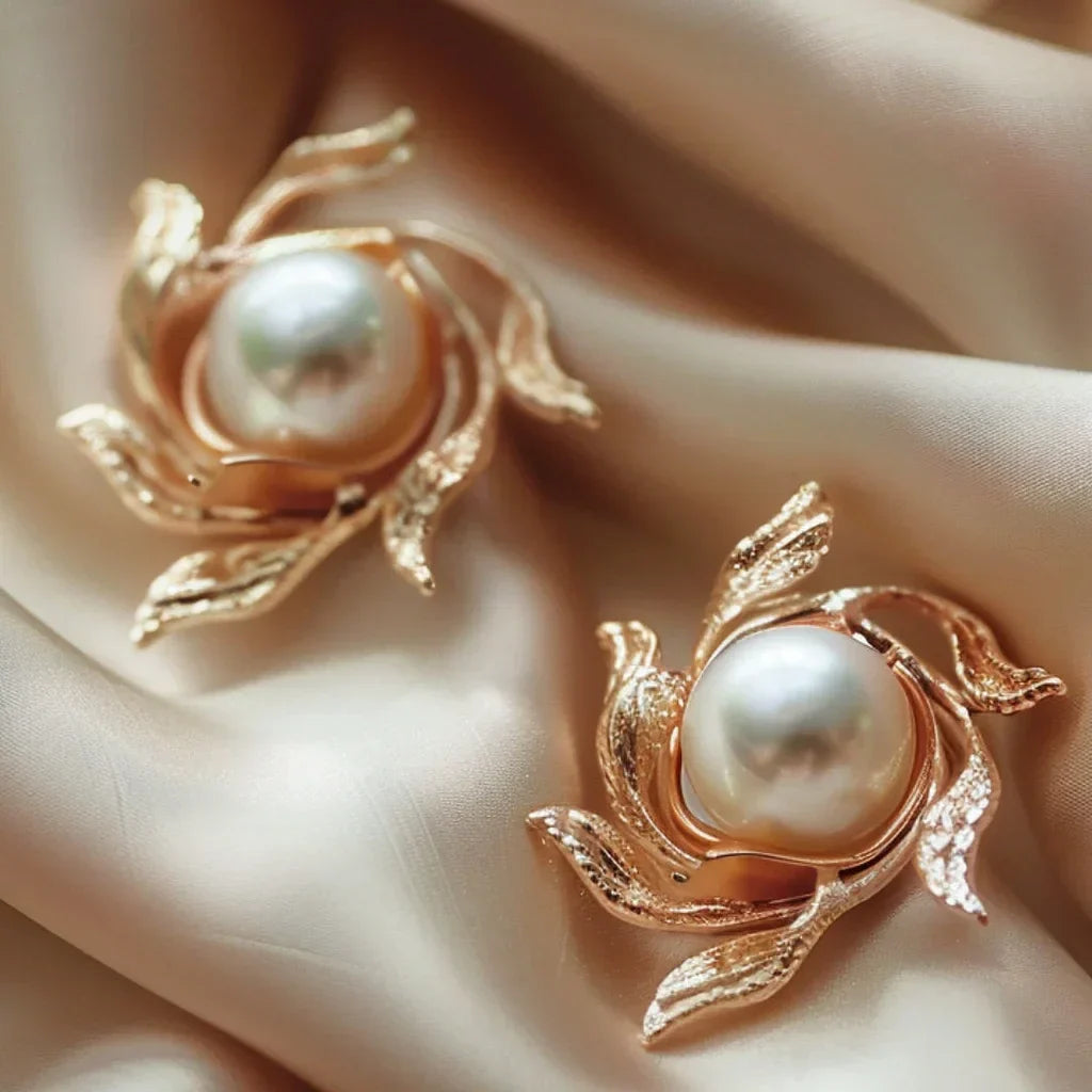 Pendientes Perla Remolino
