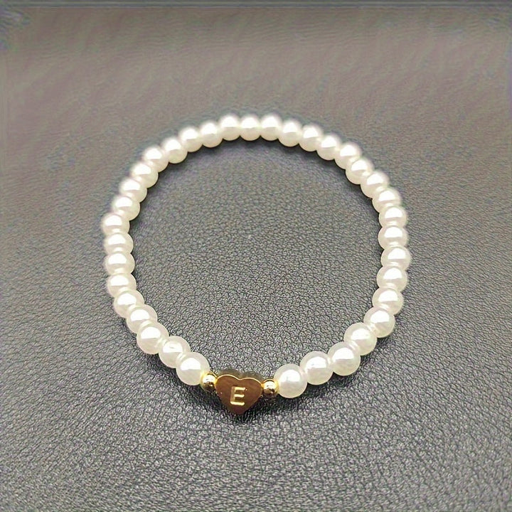 Pulsera Elegante de Corazón con Inicial