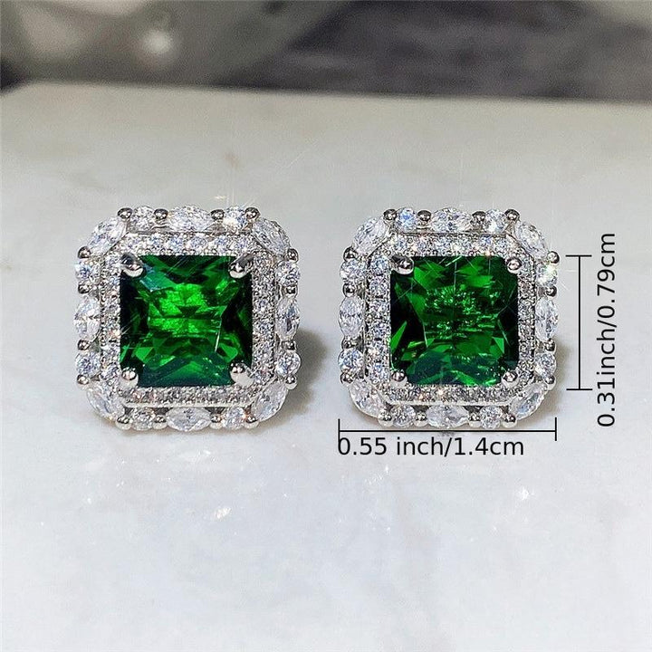 Pendientes de Esmeralda con Diamantes