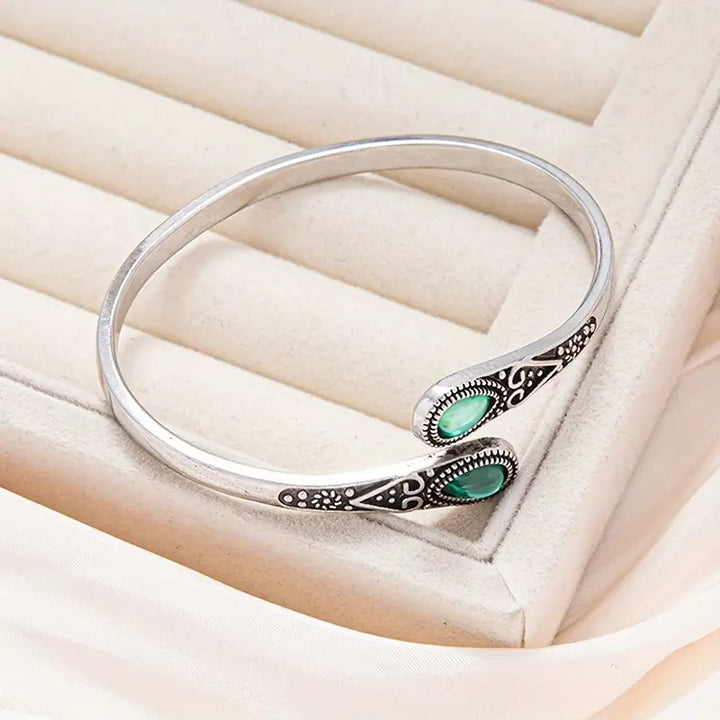 Pulsera Esmeralda Elegante