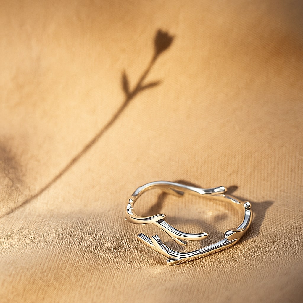 Anillo Ajustable Ramas Elegantes