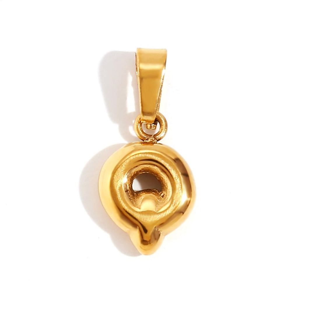 Collar Chic con Letra Burbuja