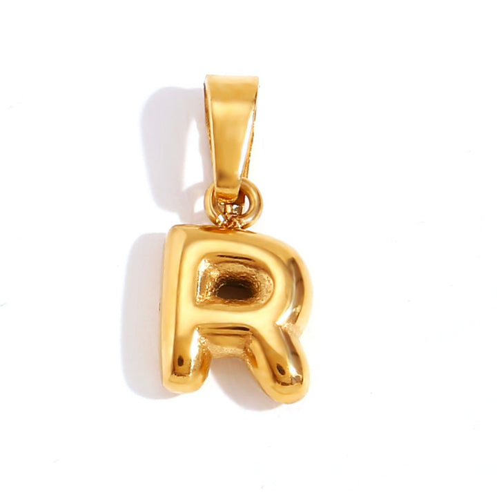 Collar Chic con Letra Burbuja