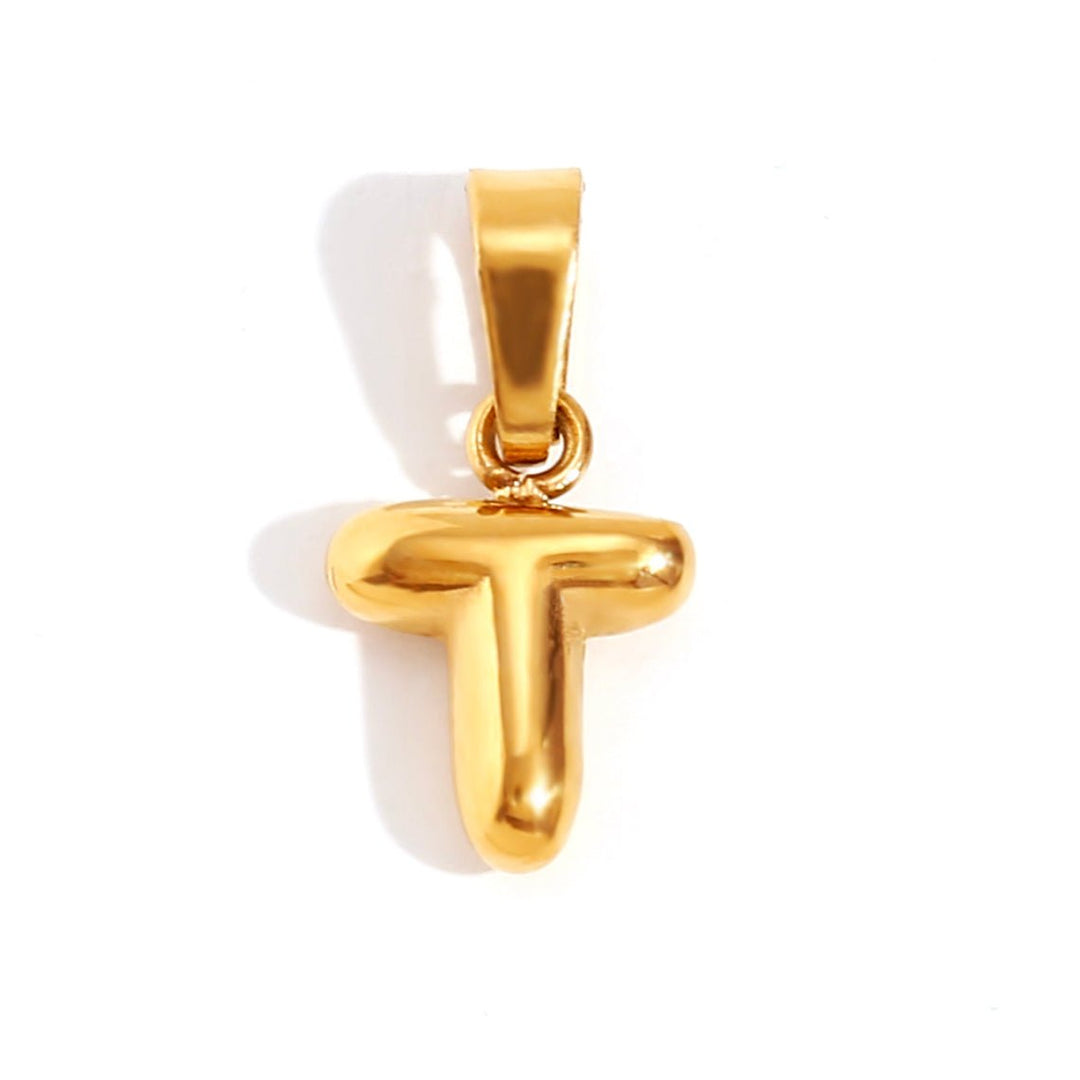 Collar Chic con Letra Burbuja