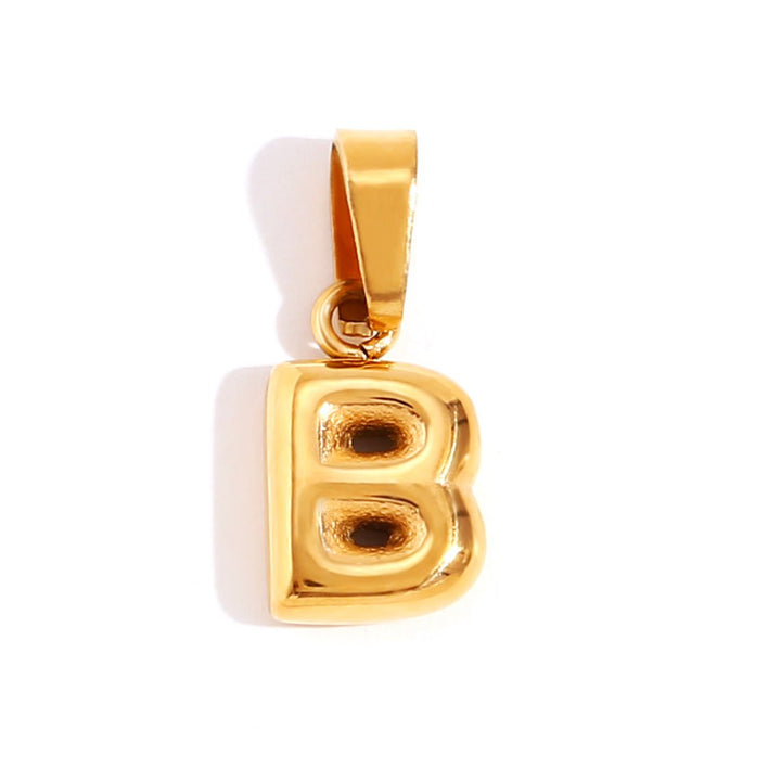 Collar Chic con Letra Burbuja