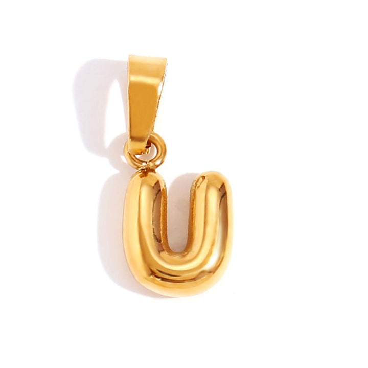Collar Chic con Letra Burbuja