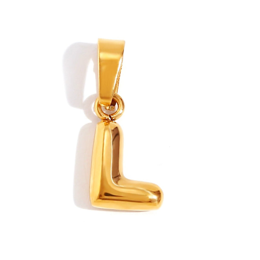 Collar Chic con Letra Burbuja