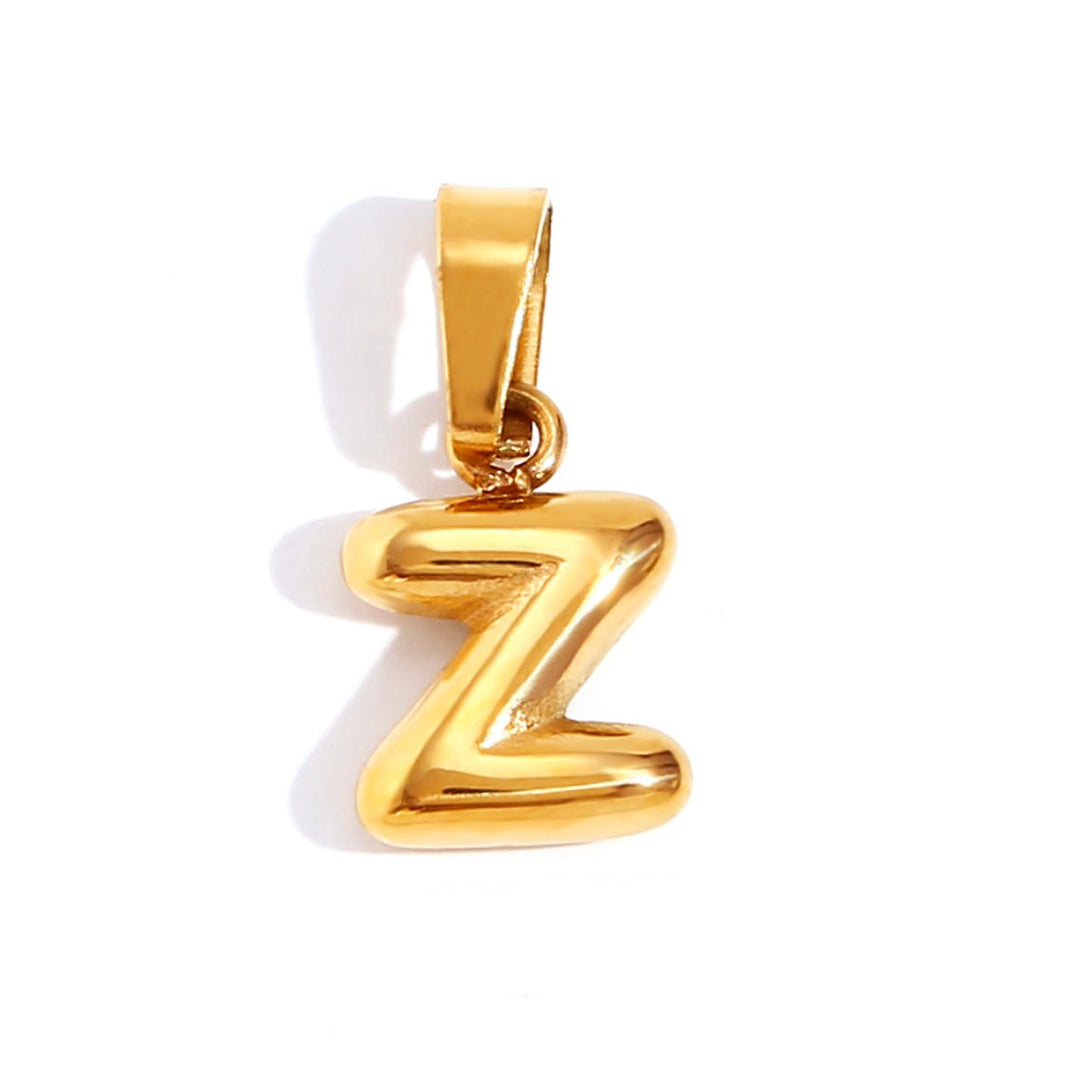 Collar Chic con Letra Burbuja