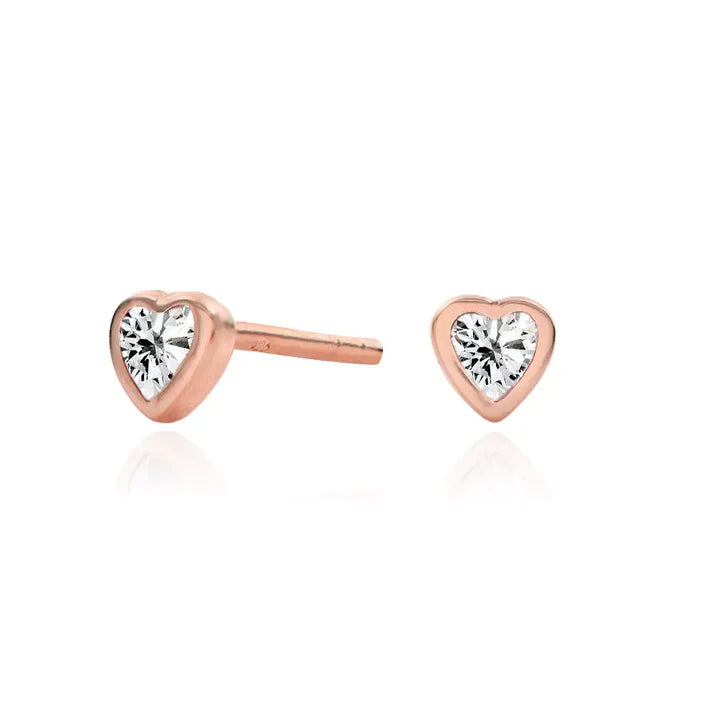 Pendientes en forma de corazón