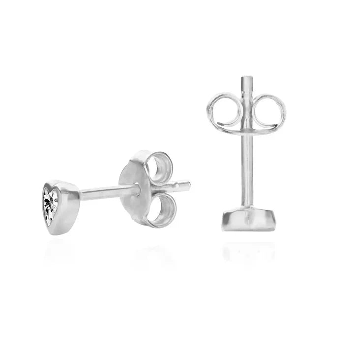 Pendientes en forma de corazón