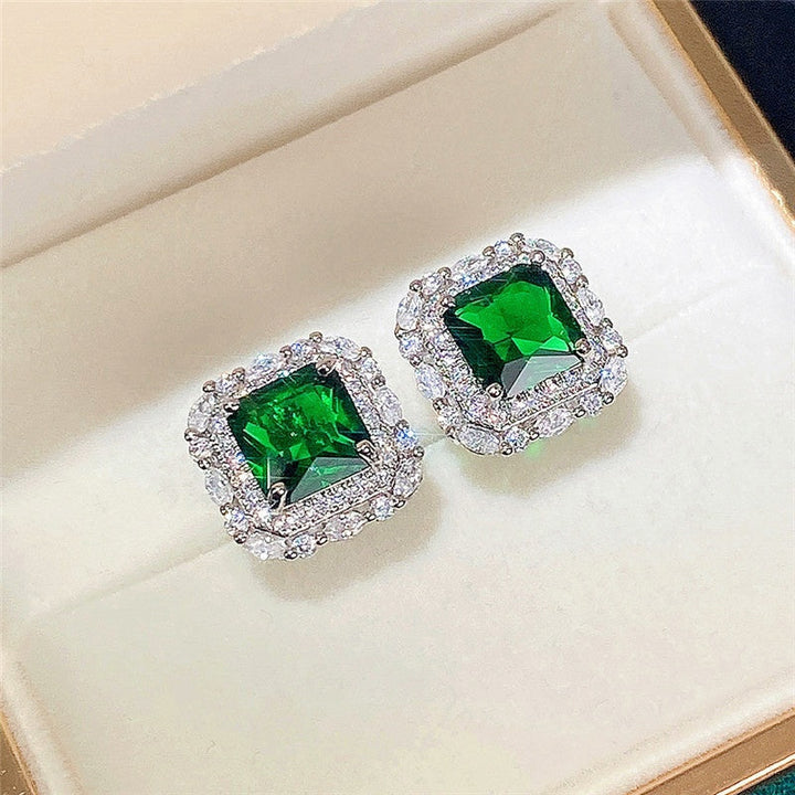 Pendientes de Esmeralda con Diamantes