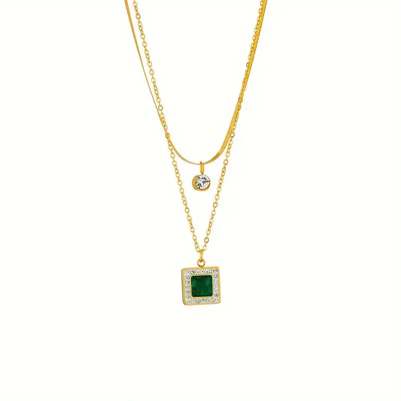 Collar Esmeralda Tirena