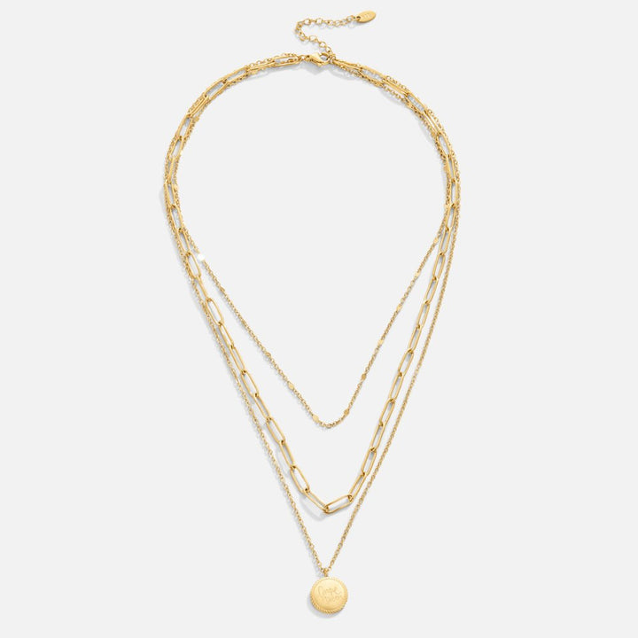 Collar de capas con monedas Janie