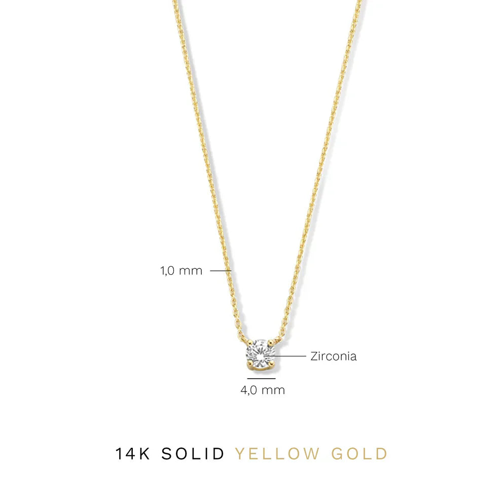 Collar Cléa Piedra Moissanite | Oro