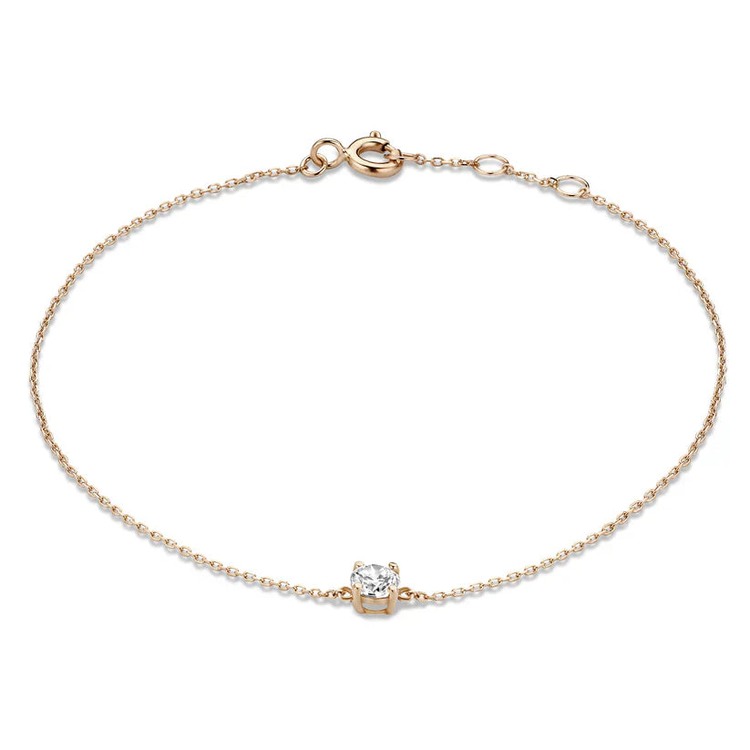 Pulsera Cléa Piedra Moissanite | Oro