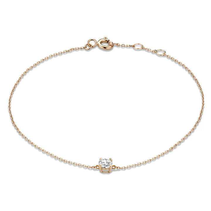 Pulsera Cléa Piedra Moissanite | Oro