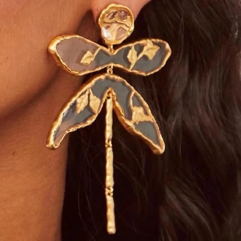 Pendientes Flor Vintage en Oro
