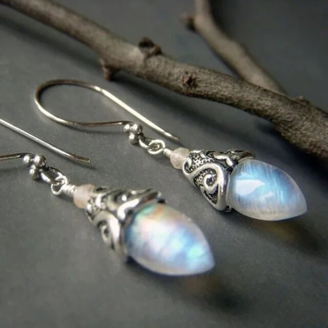 Pendientes Eva de Piedra de Luna