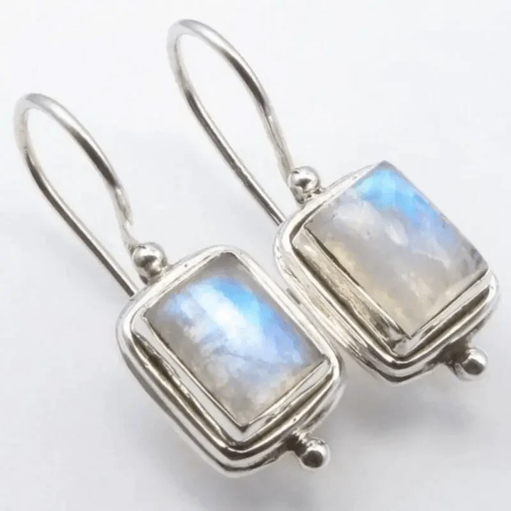Pendientes Diana con piedras de luna