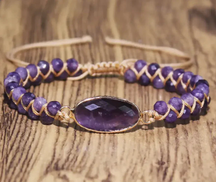 Pulsera elegante de amatista