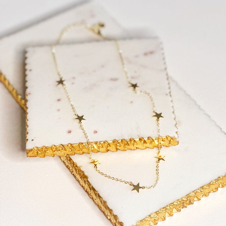 Collar gargantilla con colgante Stella Dainty Star