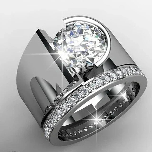 Anillo Plata Vintage Elegante
