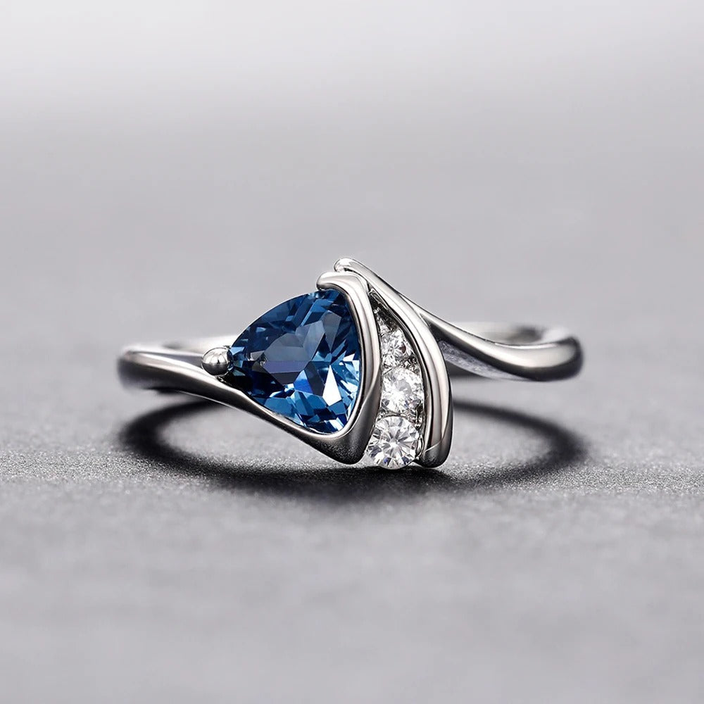 Anillo Vintage Azul