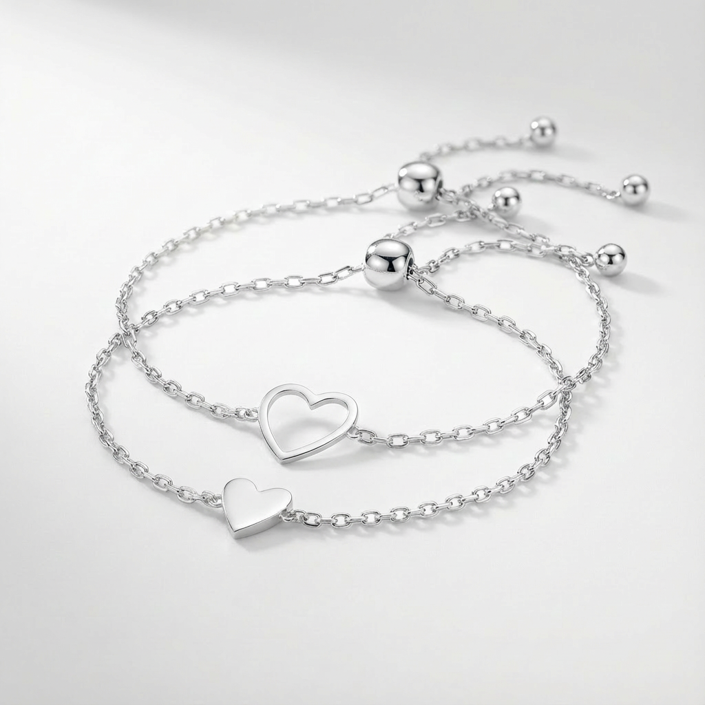 Pulsera Corazones a Juego “Amor”