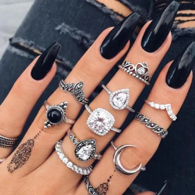 Conjunto de Anillos Elegantes
