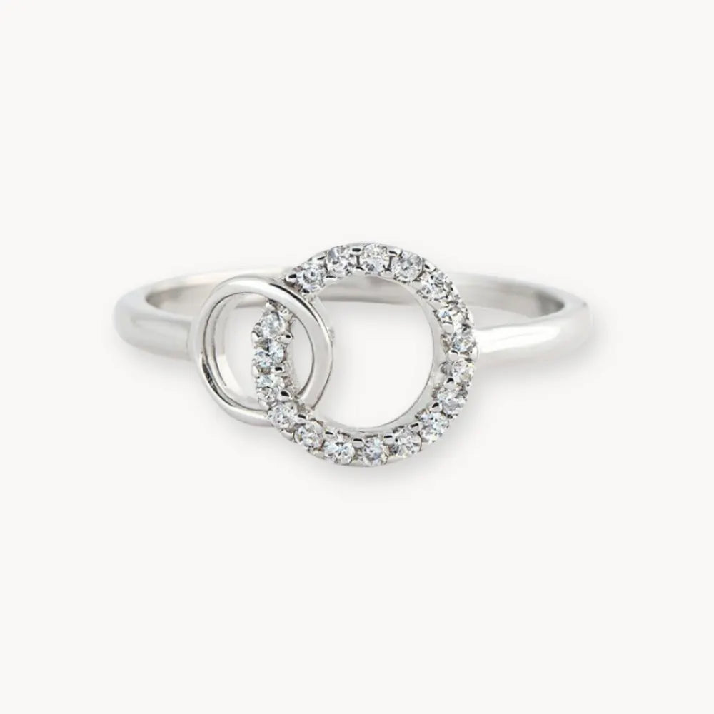 Anillo Hermanas por Siempre – La hermana mayor y la hermanita (Ajustable)