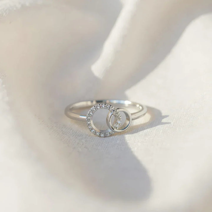 Anillo Hermanas por Siempre – La hermana mayor y la hermanita (Ajustable)