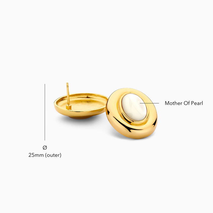 Pendientes Perla Giselle | Oro