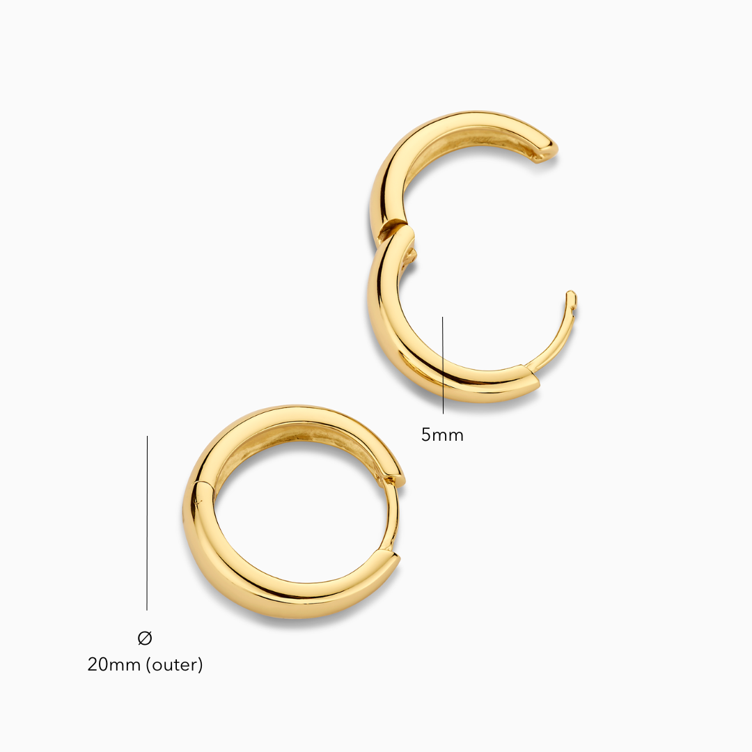 Pendientes Argolla Reina | Oro