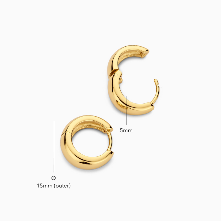 Pendientes Aros Elegantes | Oro