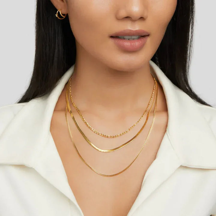 Collar con cadenas en capas Vienna