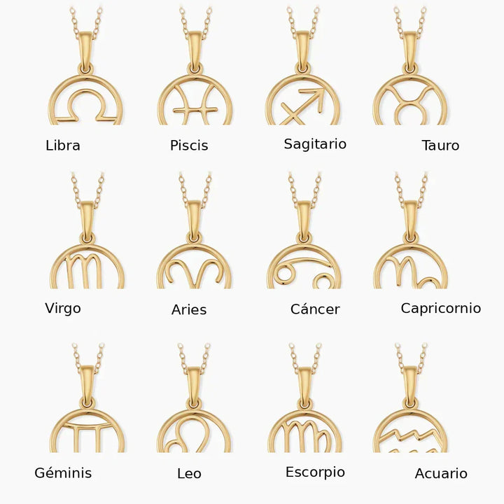 Collar Signo del Zodiaco | Oro